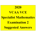 Detailed answers 2020 VCAA VCE Specialist Mathematics Examination 2